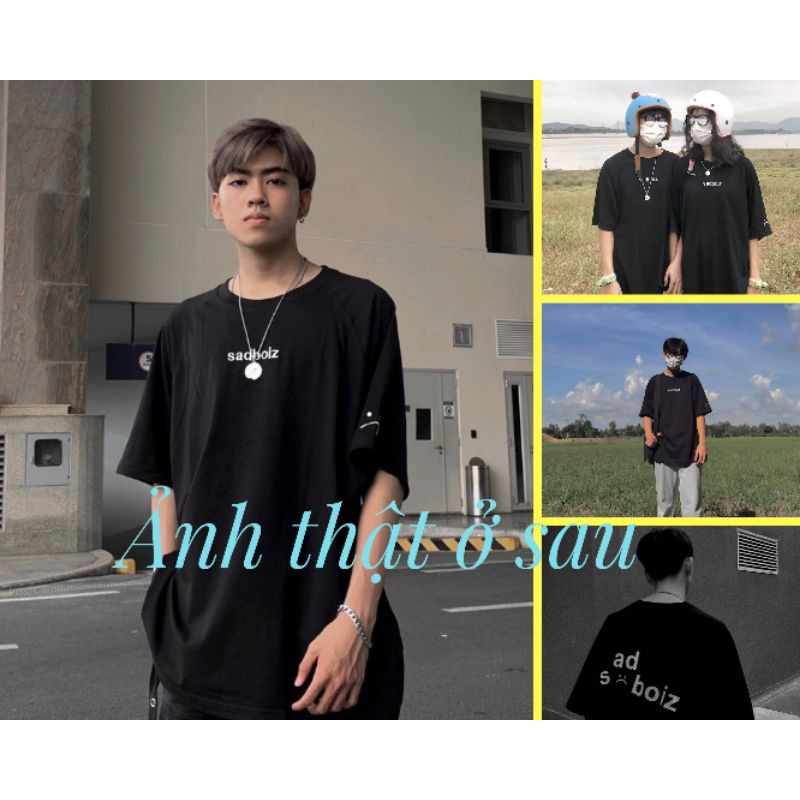 Áo Thun Sadboiz Unisex Nam Nữ( Full Logo)
