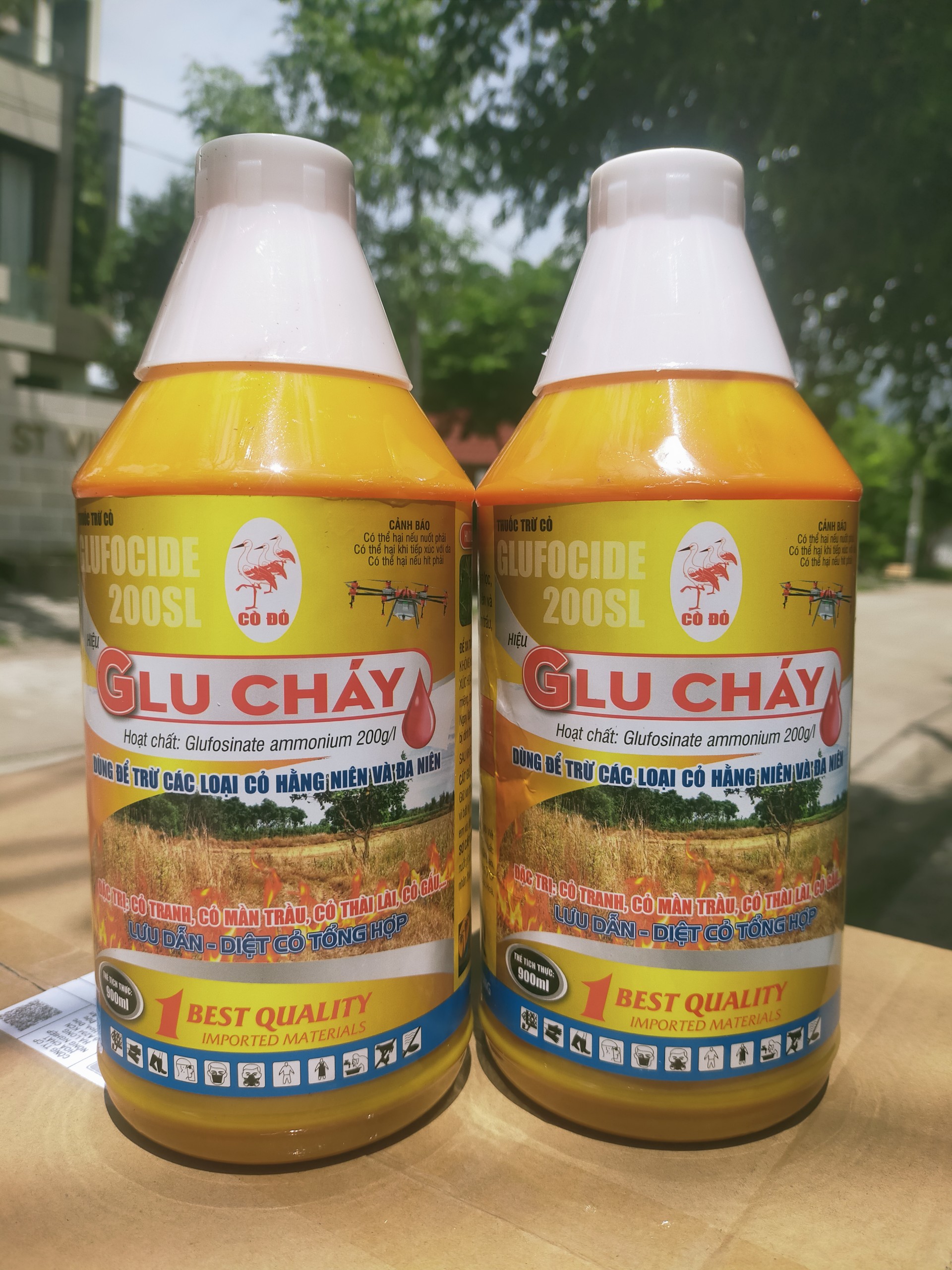 THUỐC TRỪ CỎ GLY CHÁY 900ML HÀM LƯỢNG 200SL