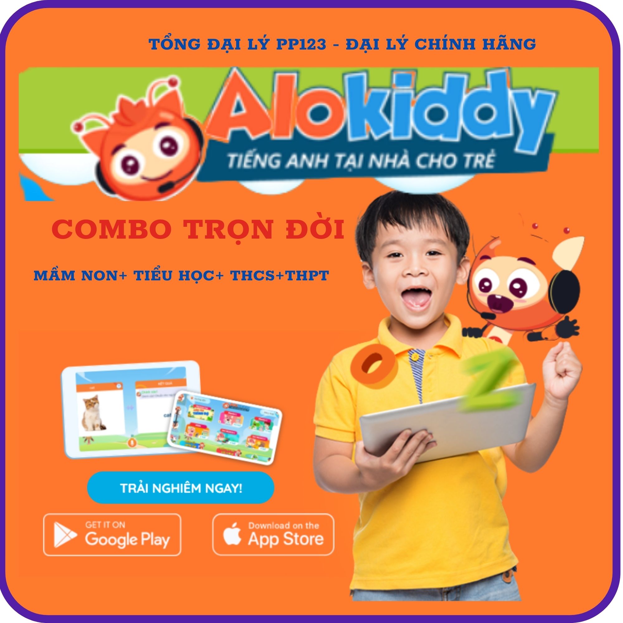 Alokiddy Trọn Đời (Tiếng anh tại nhà cho trẻ)