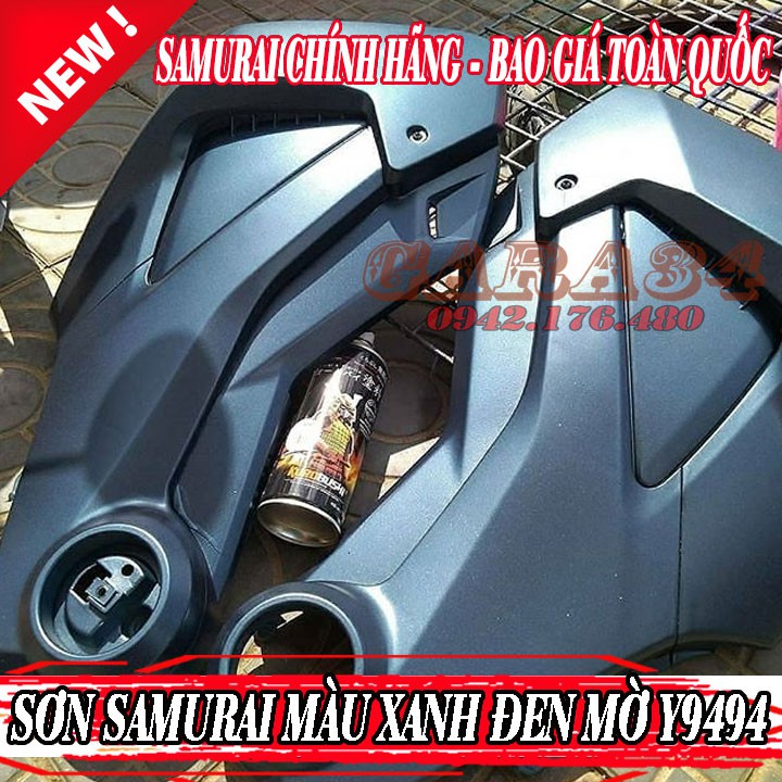 [HCM]SƠN SAMURAI MÀU XÁM XANH NHÁM MỜ Y9494