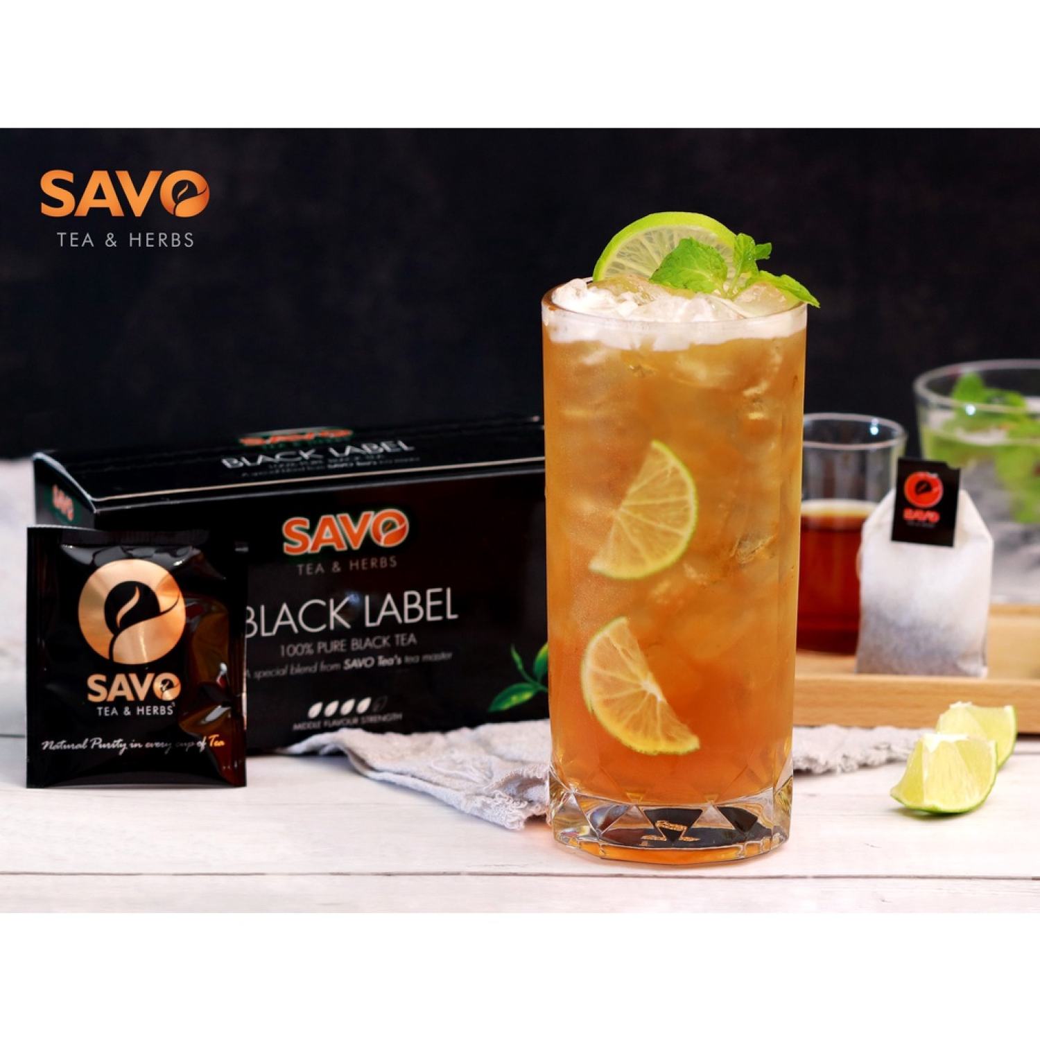 Trà Black Label SAVO (Trà đen túi lọc)