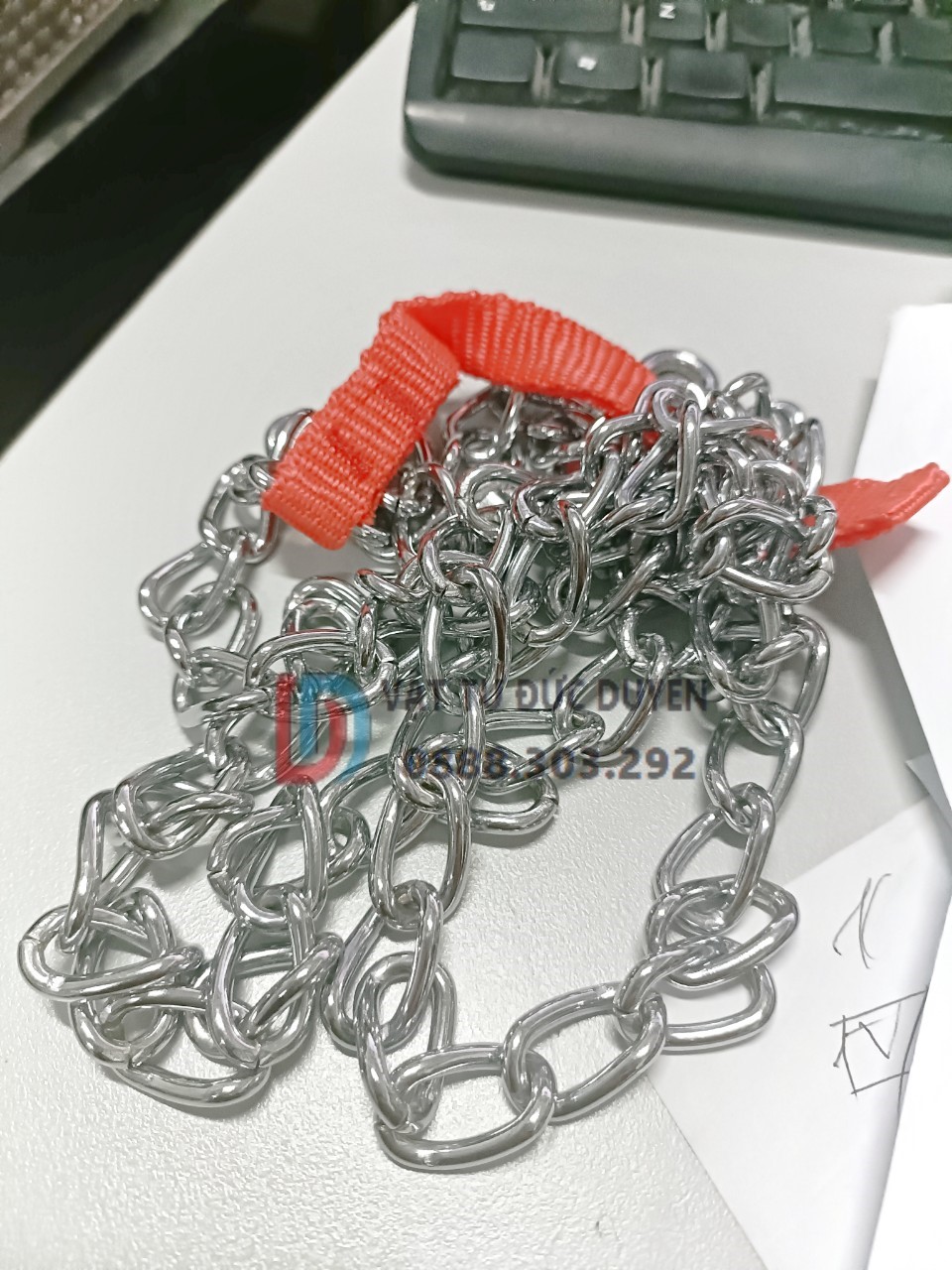 Dây xích sắt chó mèo 2 3 4 5 6 dài 1.4 Mét