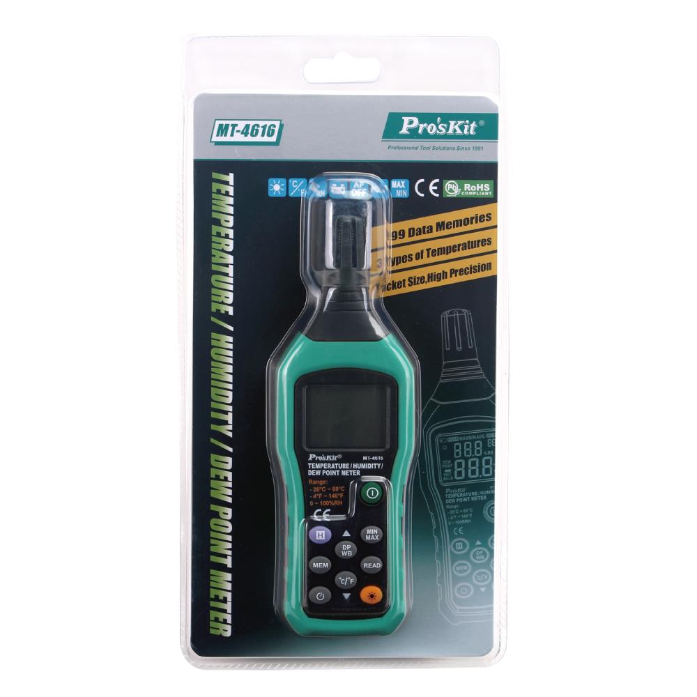 Đồng hồ đo nhiệt độ độ ẩm Pro'skit MT-4616