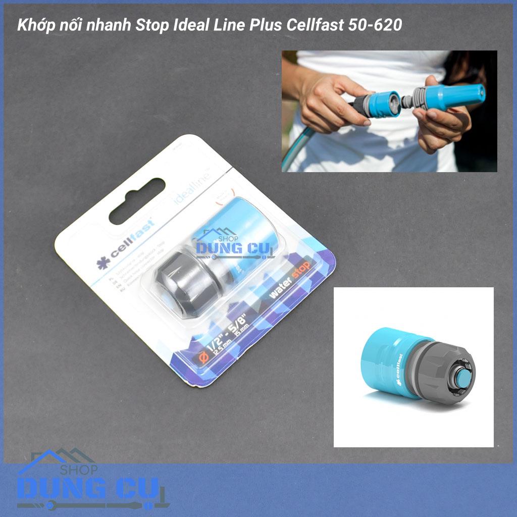 Cút nối nhanh Stop Ideal Line Plus Cellfast 50-620