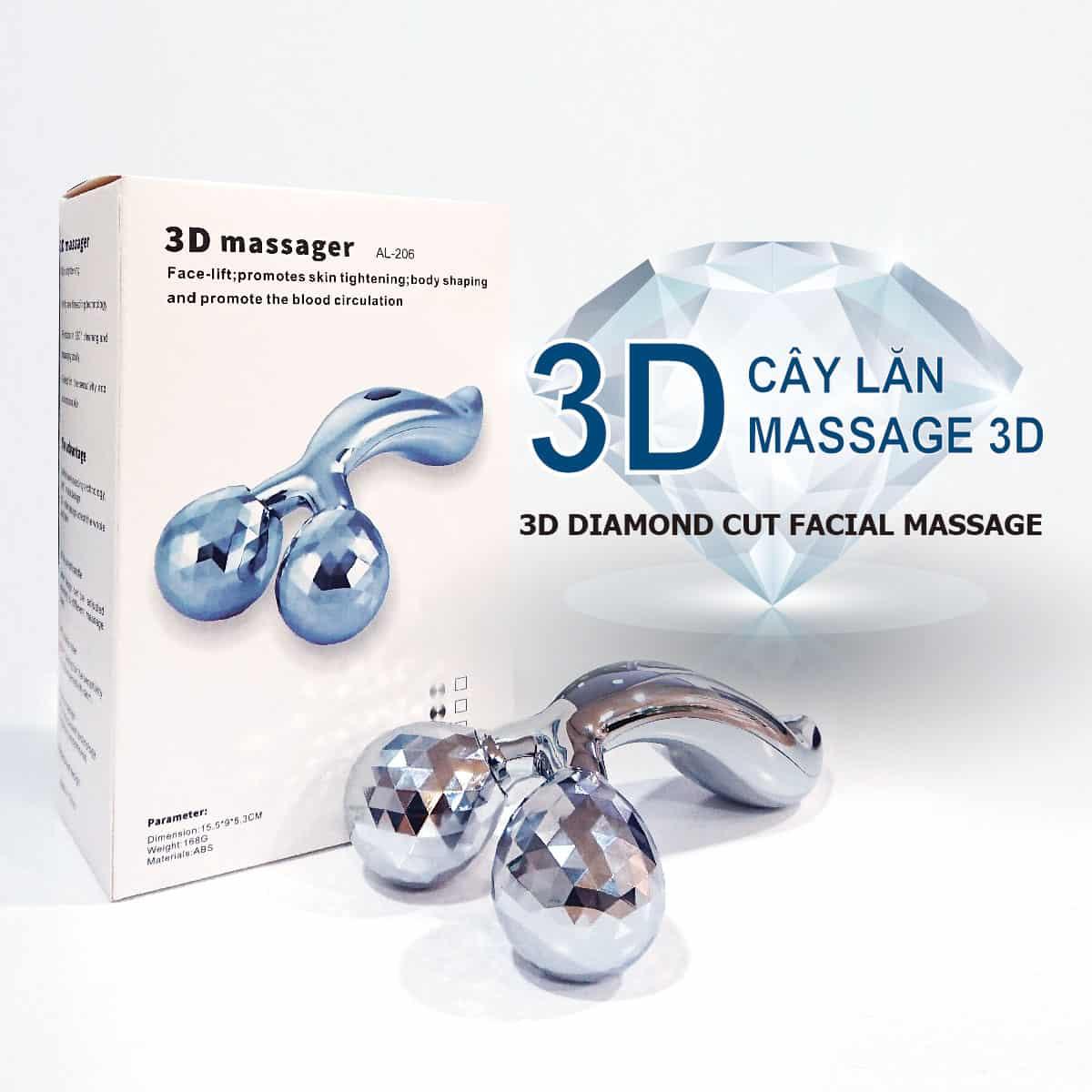 [HCM]Cây Lăn Massage Mặt 3D