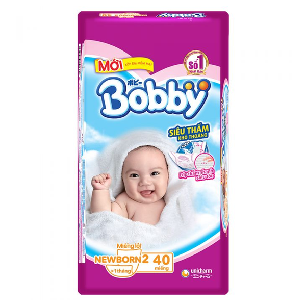Miếng Lót Sơ Sinh Bobby Fresh Newborn 2 - 40 (40 Miếng)