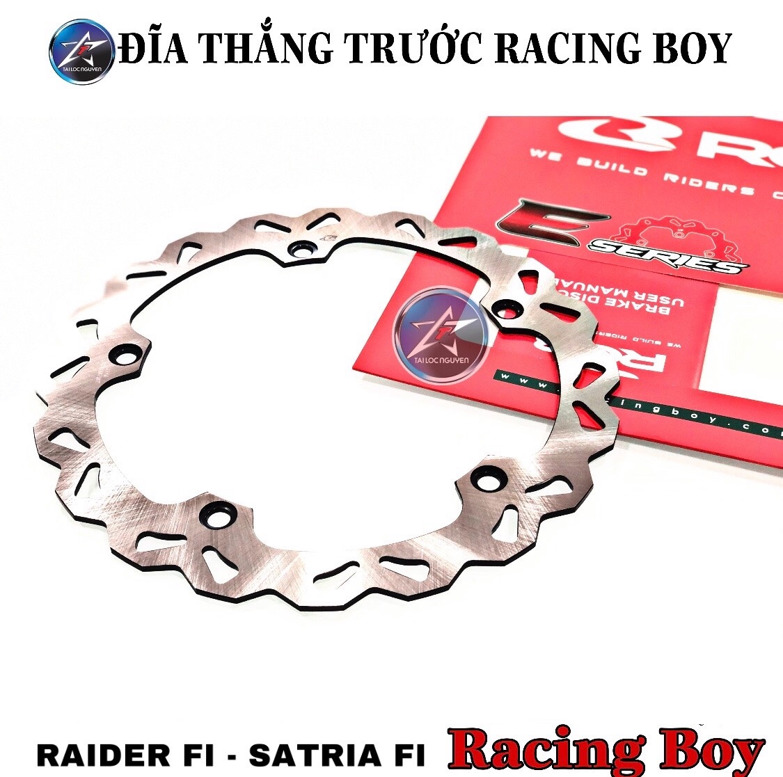 [HCM]ĐĨA THẮNG RACING BOY RAIDER FI - SATRIA FI C.HÃNG
