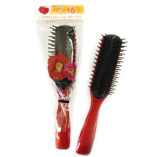 Lược chải tóc Sakura màu đỏ Nhập khẩu từ Nhật Bản