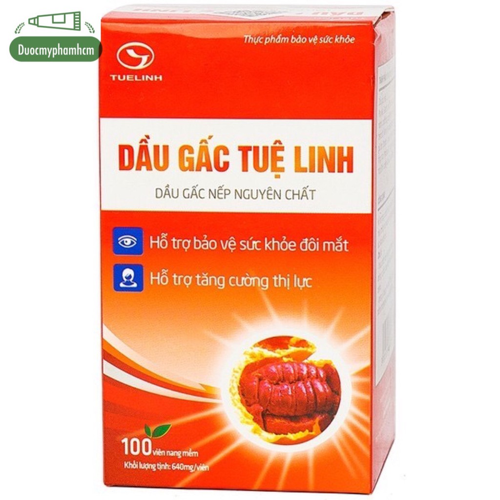 [HCM]Dầu gấc Tuệ Linh Lọ 60 viên