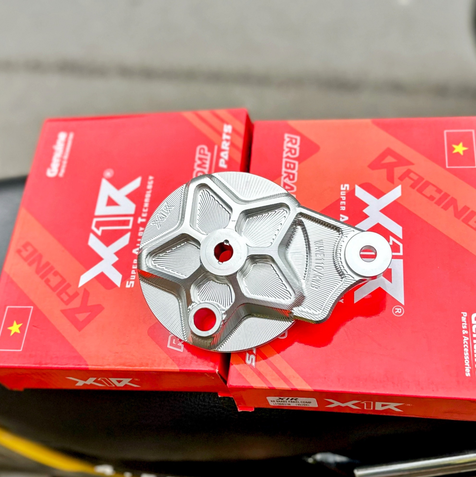 Má đùm nhôm cnc Tep Racing Sirius 110 - Exciter 135 chính hãng