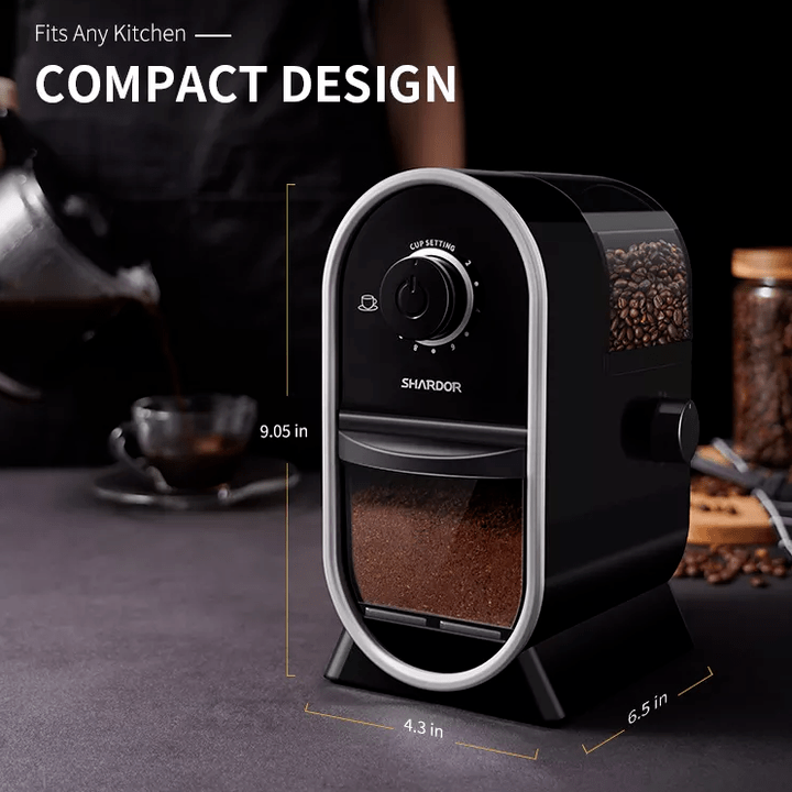 Máy xay hạt cà phê cao cấp shardor cg815b - công suất 100w - bảo hành 12 tháng
