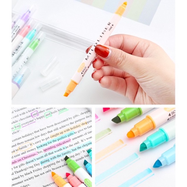 [Lấy mã giảm thêm 30%]Bút highlight màu sắc 1 chiếc