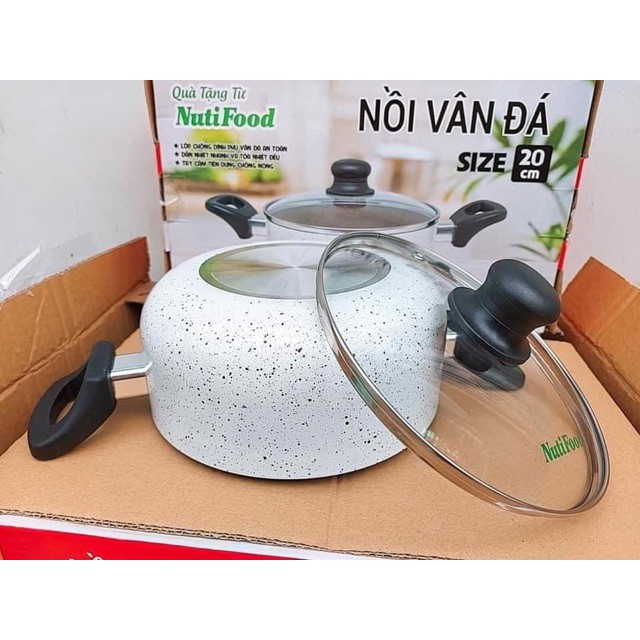 Nồi vân đá 20cm ( ko dùng cho bếp từ )