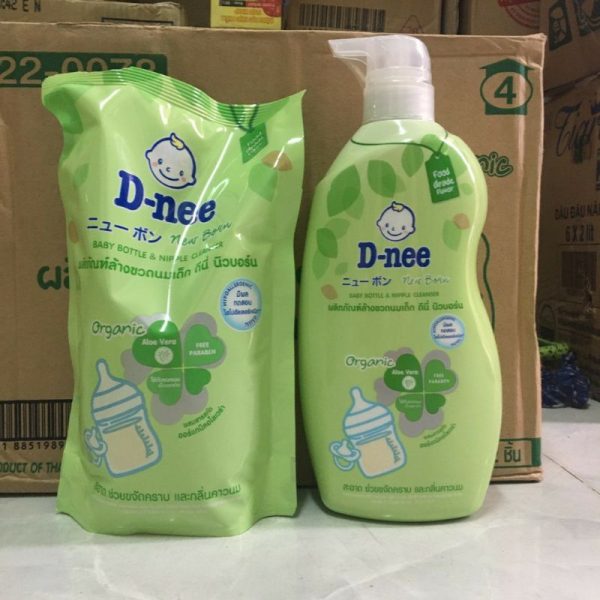 Nước Rửa Bình Sữa Dnee Organic 620ml.