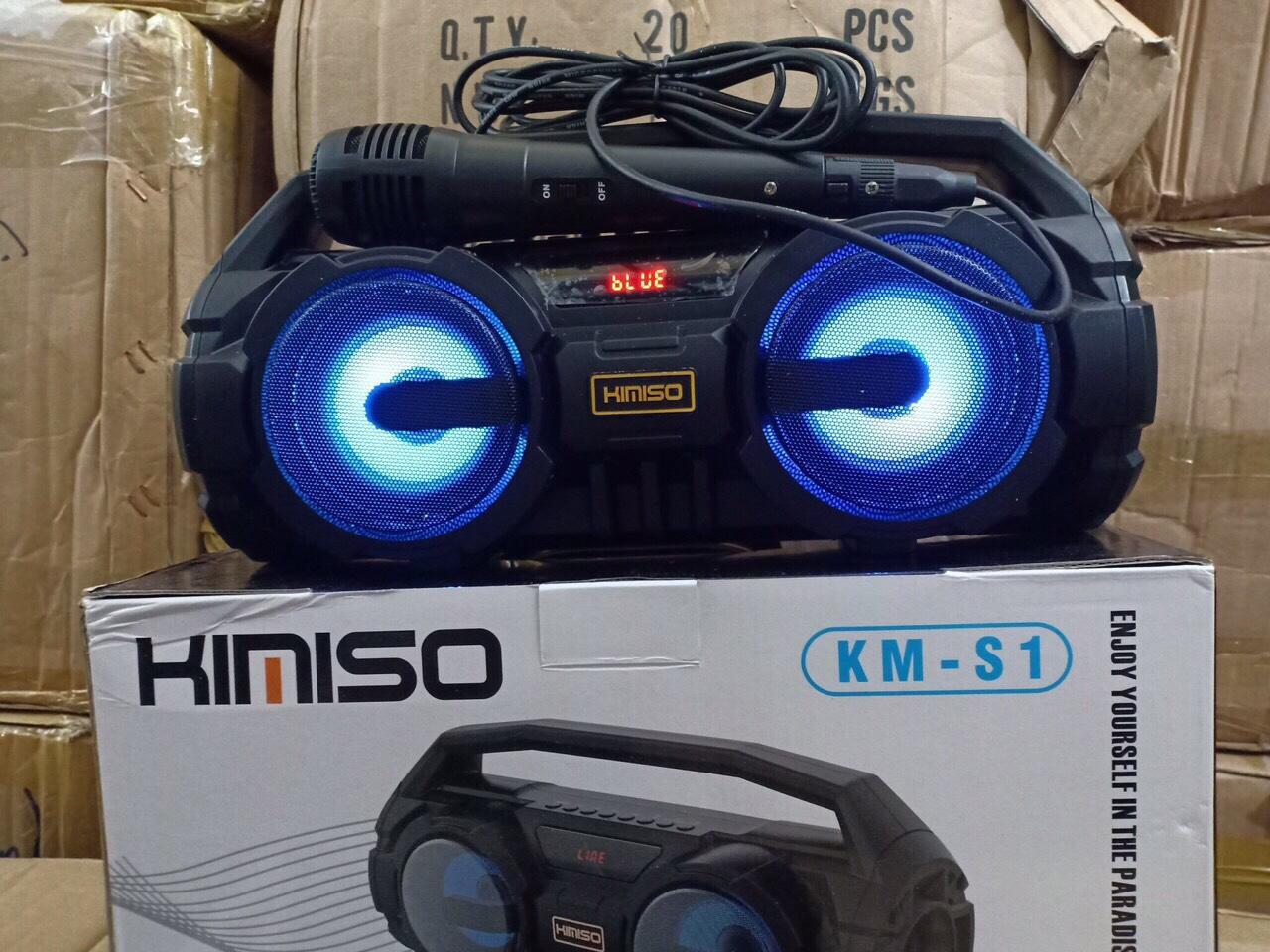 Loa bluetooth karaoke Kimiso KM-S1 kèm míc