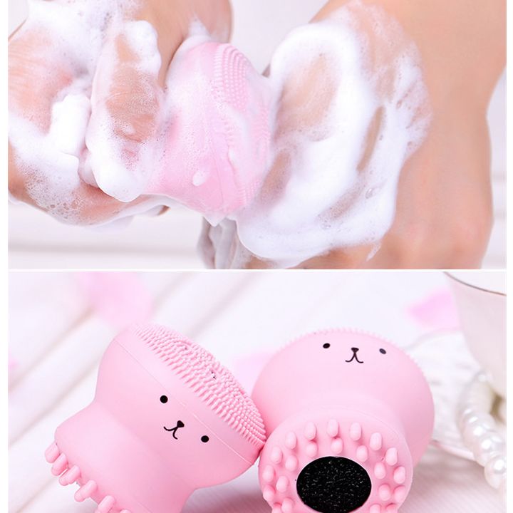Cọ (Bông) Rửa Mặt Tạo Bọt Massage Bạch Tuộc Sidumi Hàn Quốc