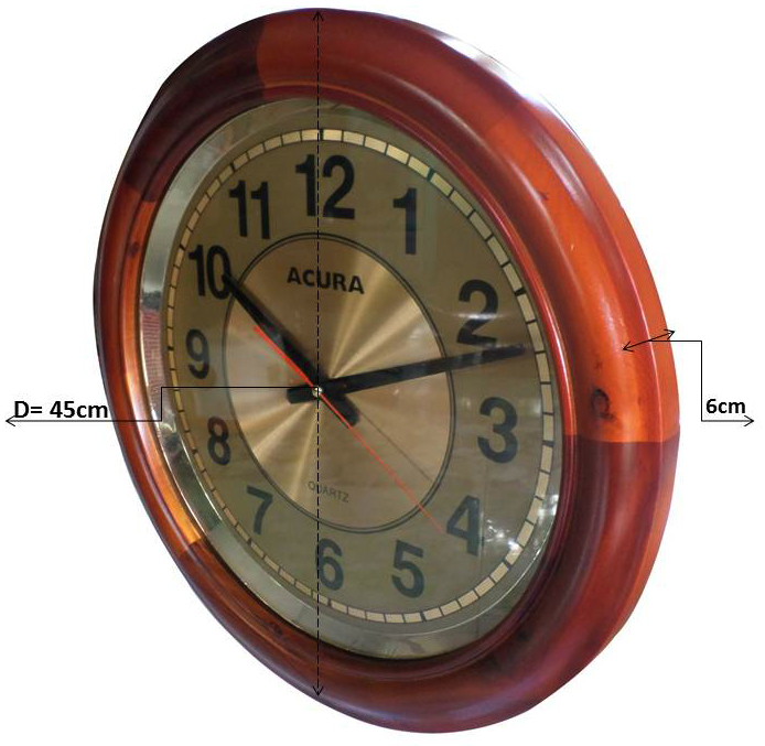 [HCM]Đồng hồ treo tường Acuar R07 (Hình tròn)