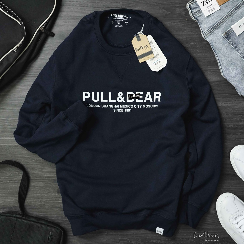 [Ảnh thật] [Giá hủy diệt] Áo tay dài Pull&Bear chất nỉ đẹp xịn