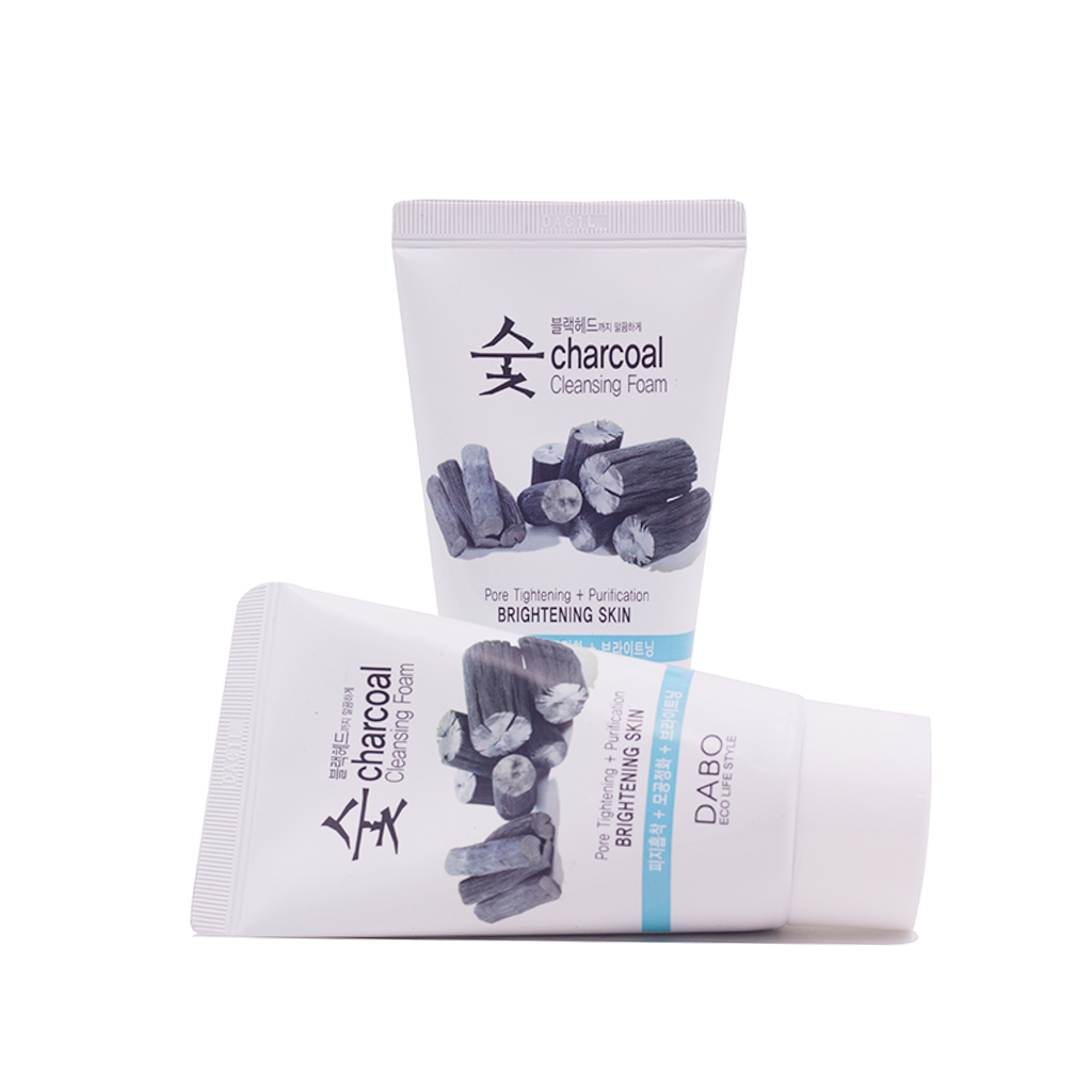 Sữa Rửa Mặt Dabo Charcoal Cleansing Foam - Than Hoạt Tính