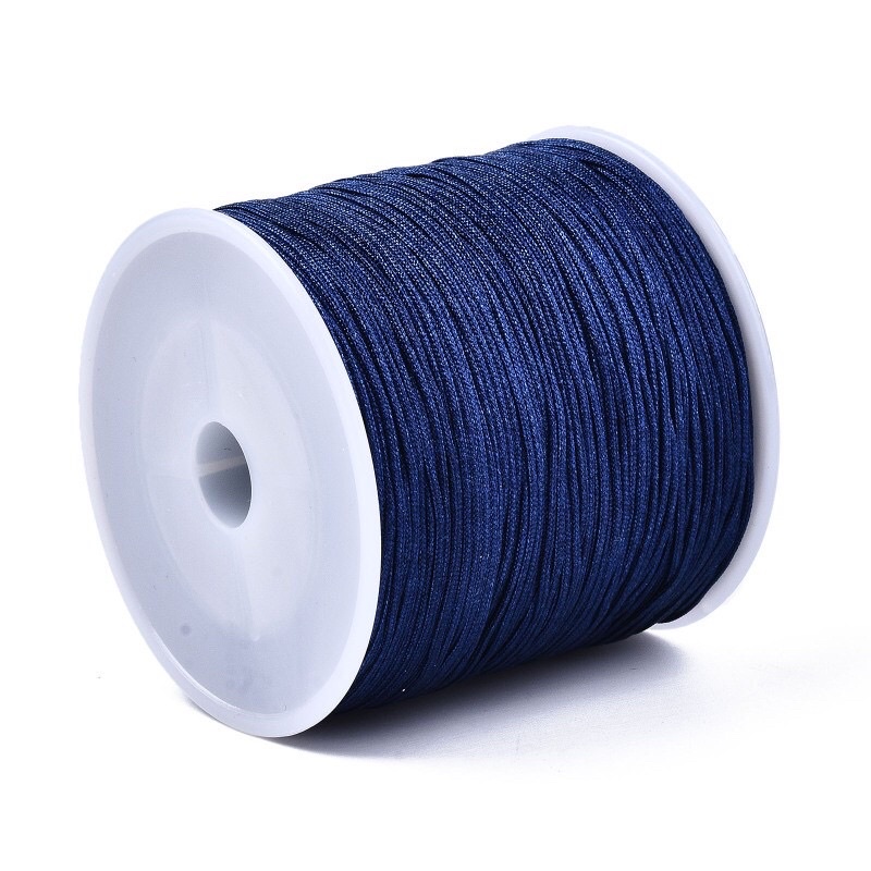 (Hệ màu mới) Dây ngọc đan vòng 0.8mm/ dây dù đan vòng handmade (bó 10m)