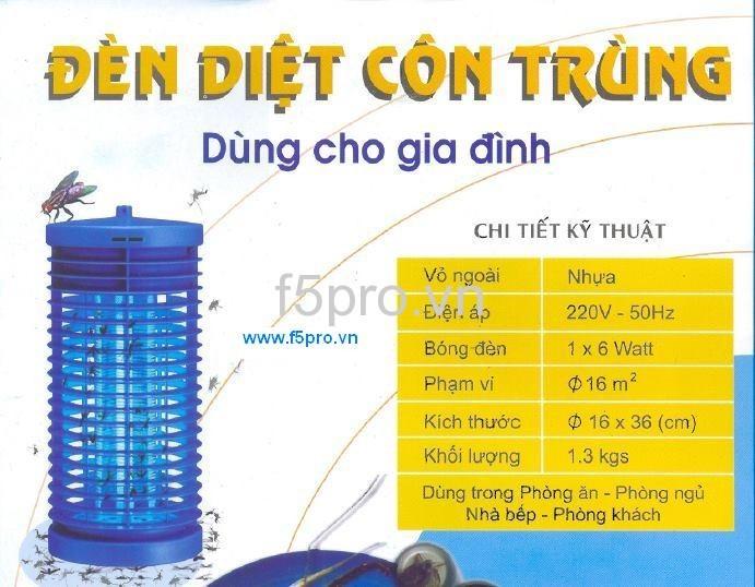 Đèn bắt muỗi cao cấp Đại Sinh DS - D6 (Xanh)