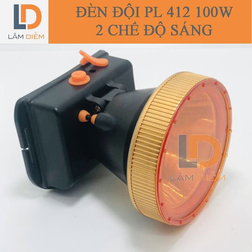 Đèn pin đội đầu siêu sáng 2 chế độ sáng PL 412