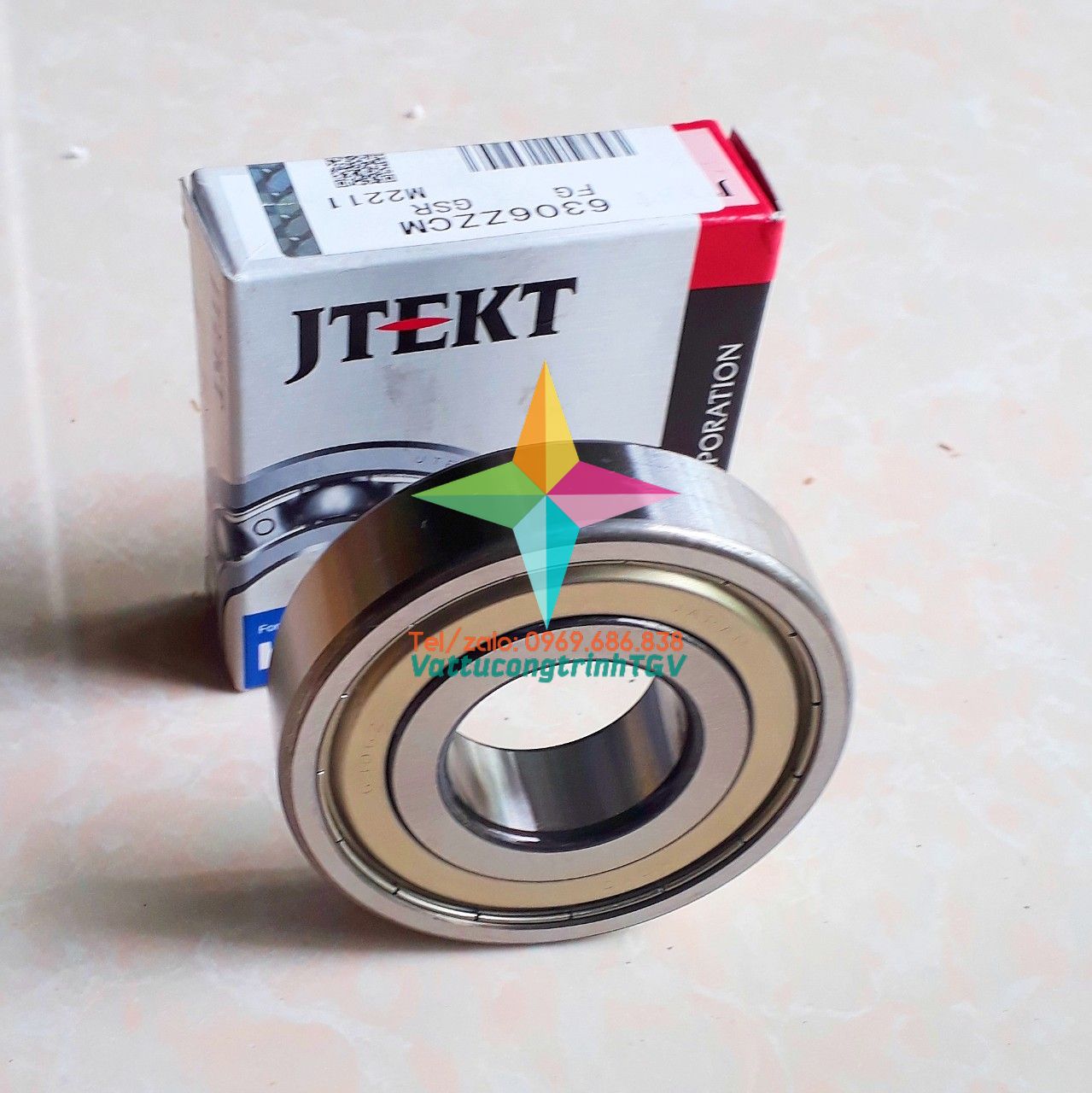 Vòng bi máy giặt 6306ZZ( KT 72mm x 30mm x 19mm)