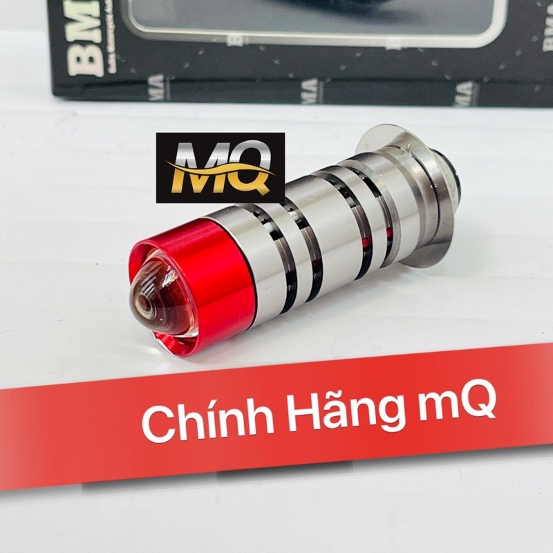 Đèn Pha Led Bi Cầu Mini 2 Mầu Vàng Trắng