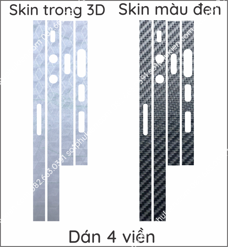 Miếng dán mặt lưng skin carbon iPhone 5 / 5s / 5c