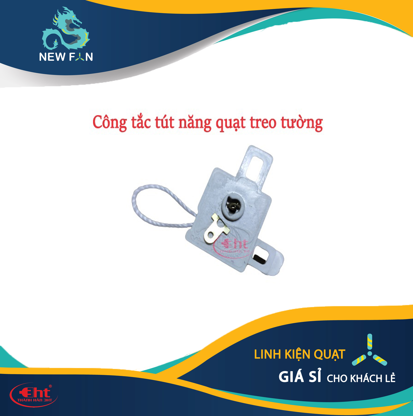 Công tắc tút năng quạt treo tường