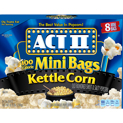 Bắp nổ ACT II - Kettle Corn 3 gói 78g