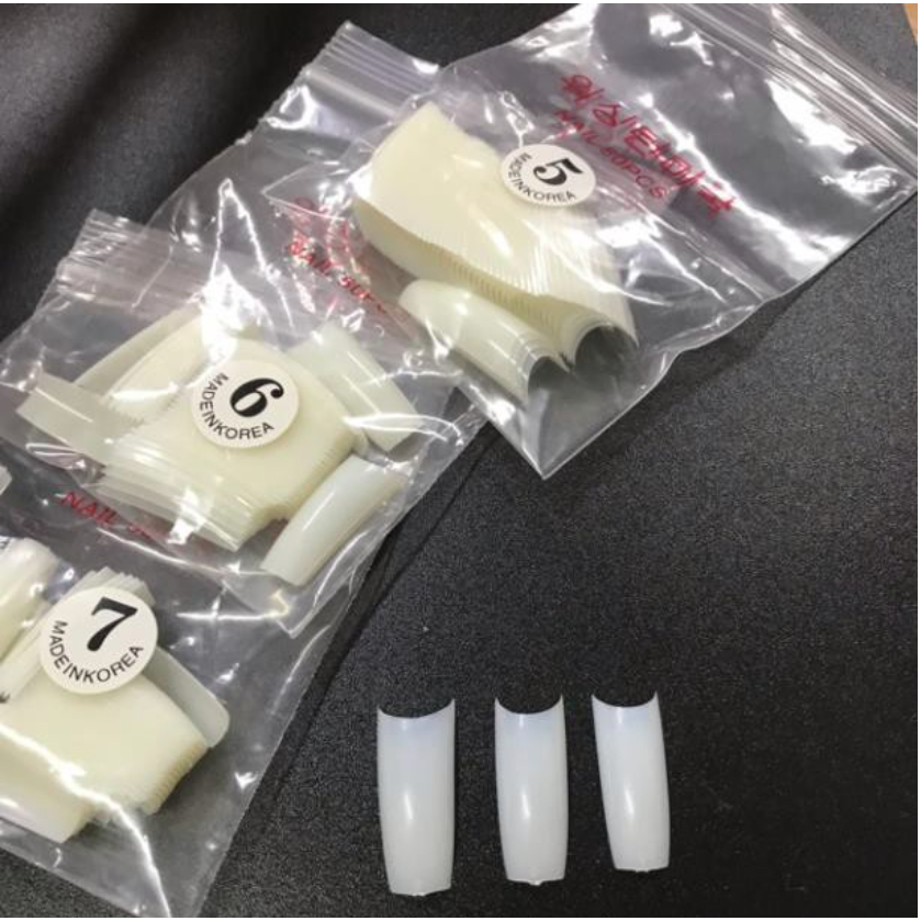 Móng tip hàn lẻ size 1 gói 50 móng size từ 0-9 - móng nối
