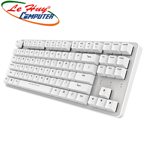 Dareu Ek807G White Wireless Mechanical Keyboard (Blue/ Brown/ Red Switch)