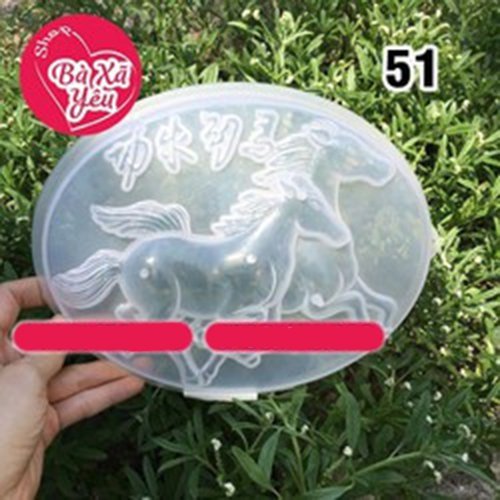 Khuôn rau câu chú ngựa 20cm