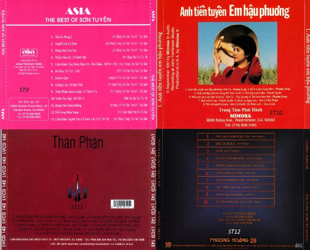 Bộ 4 Đĩa CD sơn tuyền