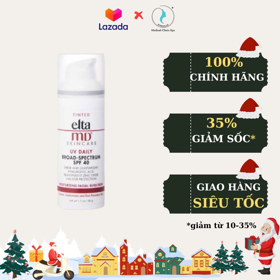 Kem chống nắng dưỡng mềm da ELTAMD UV DAILY BROAD-SPECTRUM SPF 40 - Tinted (bản có màu)