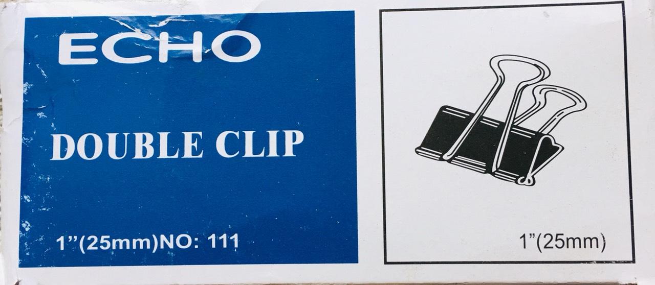 Kẹp bướm ECho 25mm - 12 hộp nhỏ ( 1 hộp lớn - 144 cái )