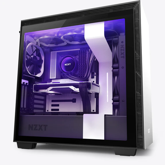 VỎ CASE MÁY TÍNH NZXT H710i MÀU TRẮNG ĐEN