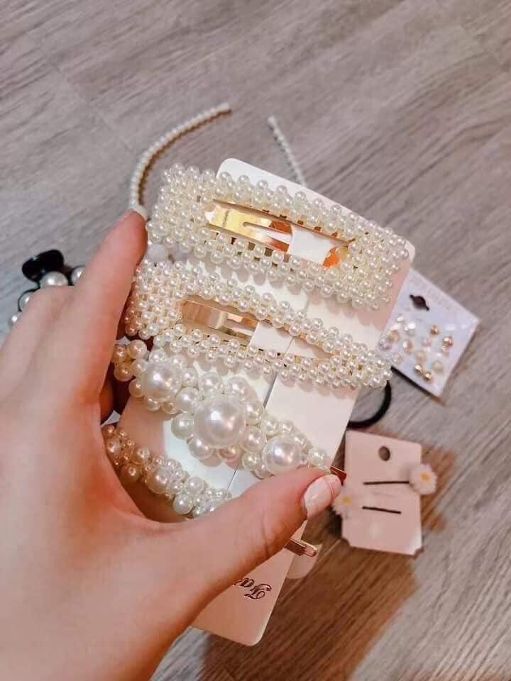 SET KẸP TÓC NGỌC TRAI 25 MÓN