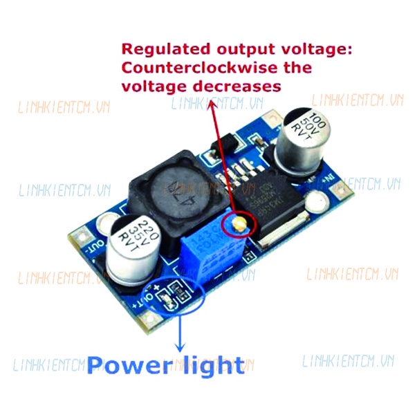 Module hạ áp DC-DC LM2596 LM2596S ADJ