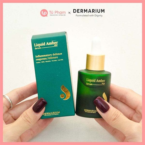 Tinh Chất Giảm Viêm Cho Da Mụn Dermarium Liquid Amber Serum 30g
