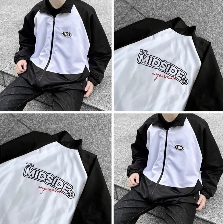 ÁO KHOÁC DÙ NAM NỮ CHỐNG NẮNG 2 LỚP LOGO IN PHỐI MÀU CỰC CHẤT - SORA STORE