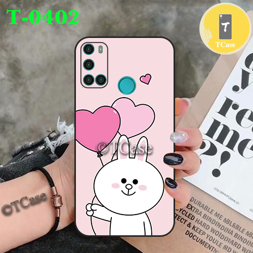 [HCM]Ốp lưng Vsmart Joy 4 - Ốp dẻo đen in hình thỏ cute cute