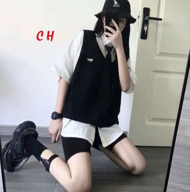 🌟 đẹp và đẳng cấp 🌟 set áo gile kèm áo sơ mi và cavat siêu hot a1