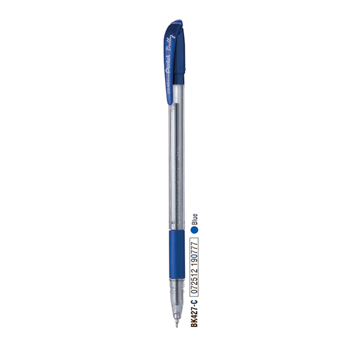 Bút bi nắp đậy pentel bk427 ngòi 0.7mm - nét viết mịn, mực ra đều - đẹp