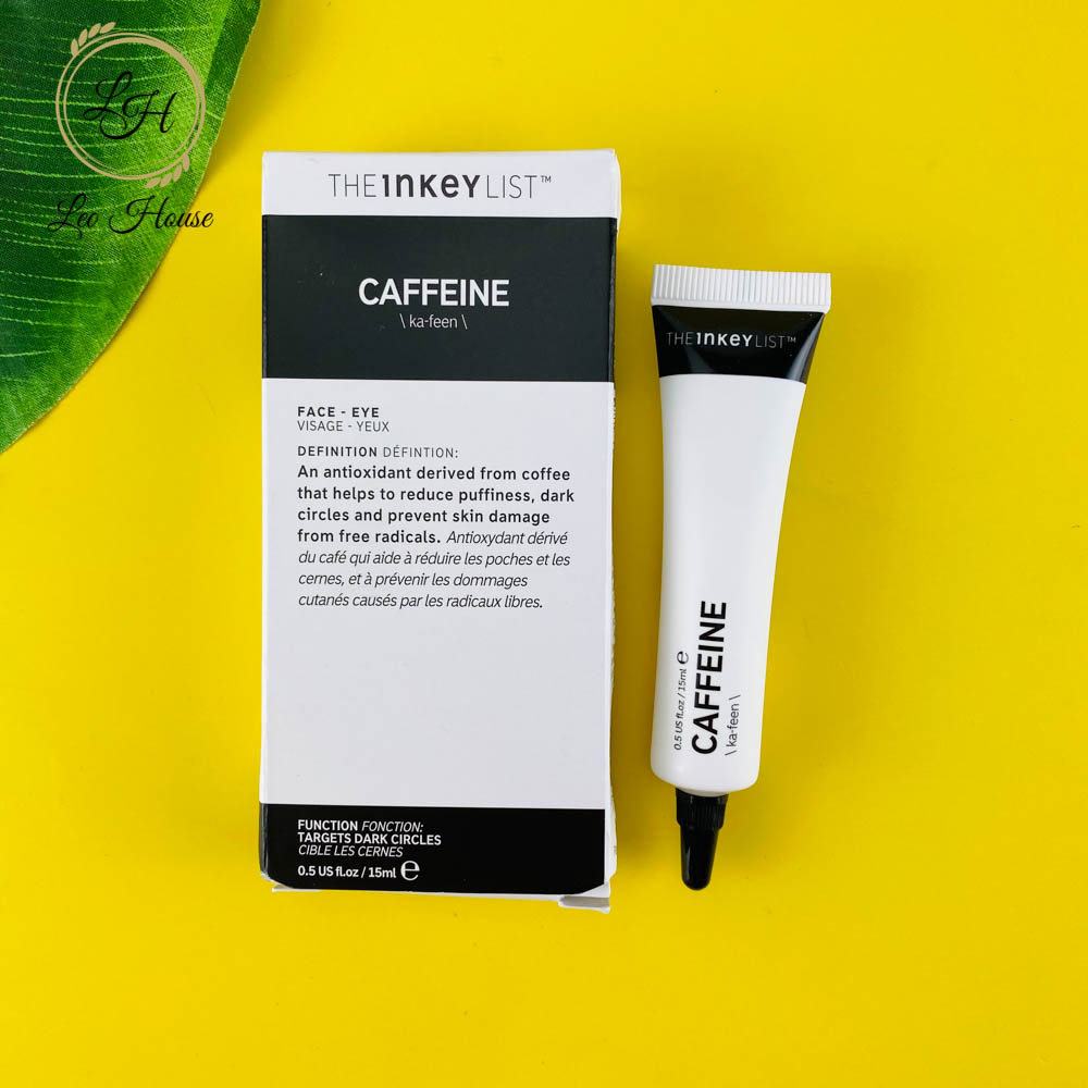 Kem dưỡng da mắt The Inkey List Caffein Eye Cream 15ml