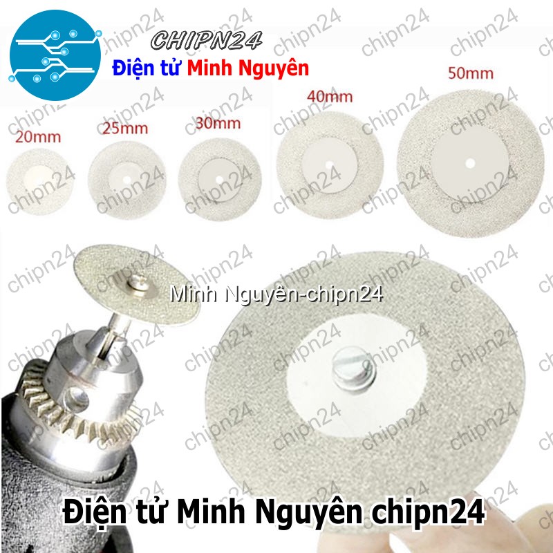 [1 cái] (F10) Lưỡi cắt Kim Cương (20mm/25mm/30mm/40mm/50mm) - [Chọn Loại] - HHH.00107