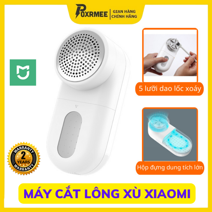 Máy Cắt Lông Xù Quần Áo Xiaomi Mijia MQXJQ01KL - Máy cắt xơ vải Xiaomi loại bỏ xù lông hiệu quả, pin sạc- Bảo hành 12 tháng