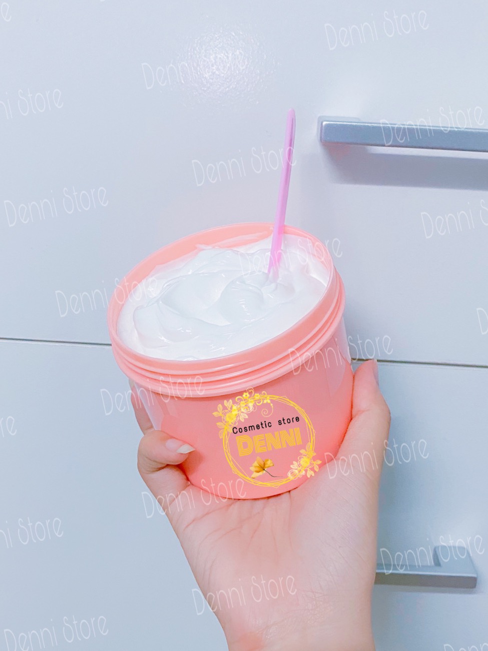 [HCM]Lẻ hủ kem body nền sệt 500g