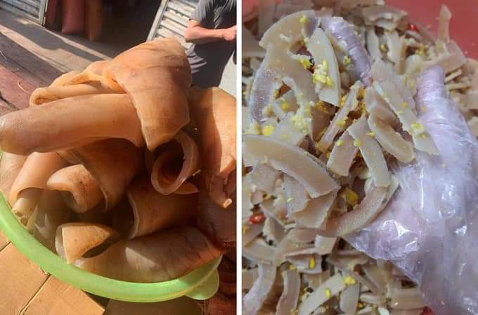 Da trâu muối chua 1kg - Đặc sản Tây Bắc